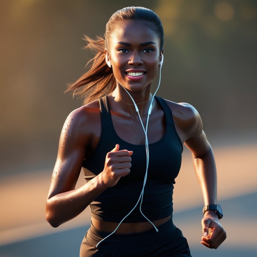 Girl Jogging